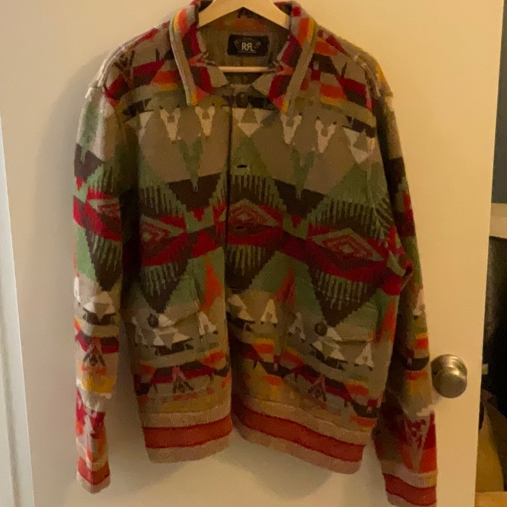 RRL Wool / Cashmere Native Jacket. Size XL